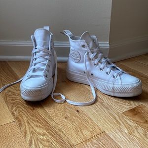 Custom Platform High Top Converse
